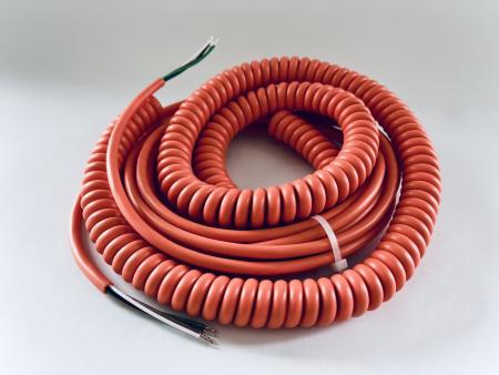 Spiral Cable (4 wires), 0.25mm2. 0.3m / 3.5m/ 1.6m 20502001